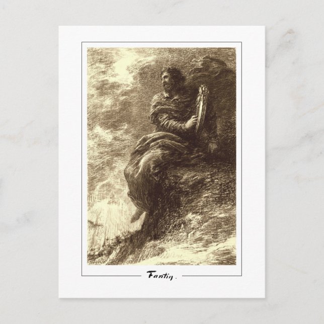 Henri Fantin-Latour #482 - Fine Art Postcard Postkarte (Vorderseite)