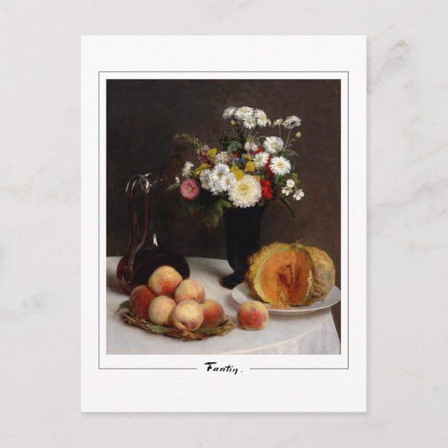 Henri Fantin-Latour #488 - Fine Art Postcard Postkarte (Vorderseite)