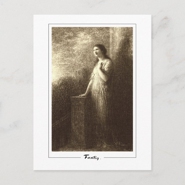 Henri Fantin-Latour #499 - Fine Art Postcard Postkarte (Vorderseite)