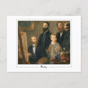 Henri Fantin-Latour #5 - Fine Art Postcard Postkarte