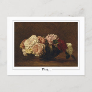 Henri Fantin-Latour #92 - Fine Art Postcard Postkarte