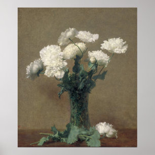 Henri Fantin Latour Vintag Poppies Poster