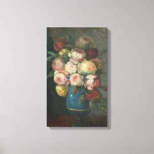 Henri Fantin-Latour Vintage Peonies in einer Vase Leinwanddruck