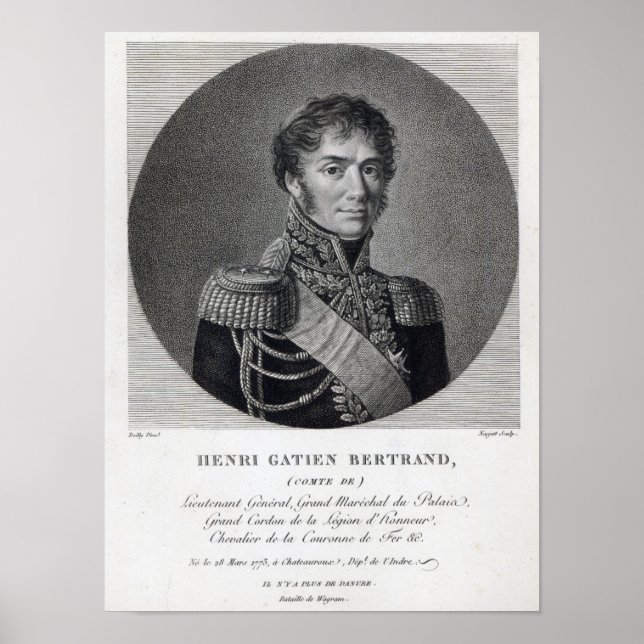 Henri Gatien Bertrand Poster (Vorne)