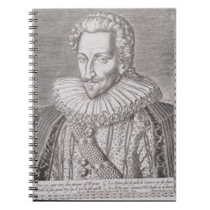 Henri IV (1553-1610) als König von Navarra, 1589 Notizblock