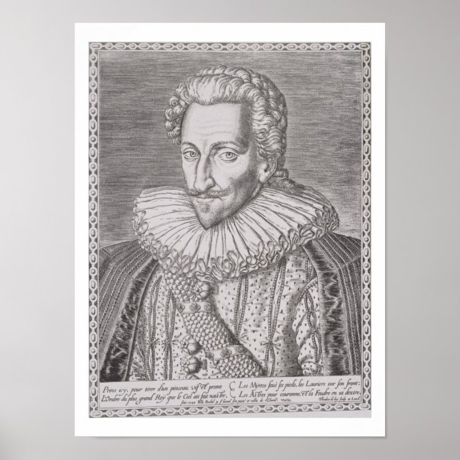 Henri IV (1553-1610) als König von Navarra, 1589 ( Poster (Vorne)