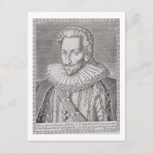 Henri IV (1553-1610) als König von Navarra, 1589 ( Postkarte
