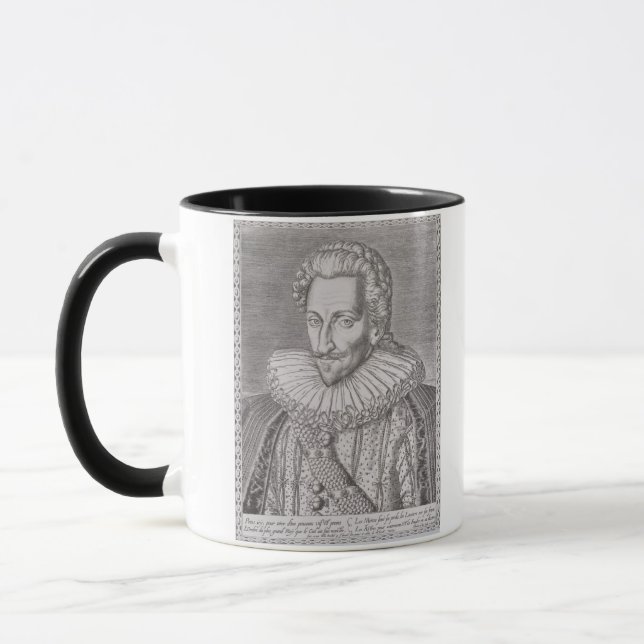 Henri IV (1553-1610) als König von Navarra, 1589 Tasse (Links)