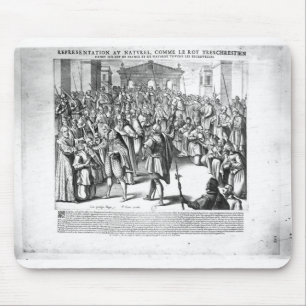 Henri IV die Leidenden vom scrofula kurierend Mousepad