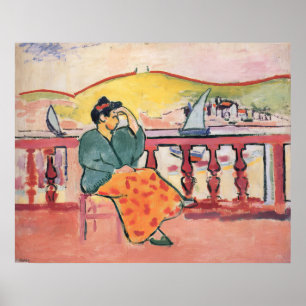Henri Matisse - Dame auf einer Terrasse - 1907 Poster