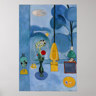 Henri Matisse Das Blaue Fenster 1913 – Poster oder