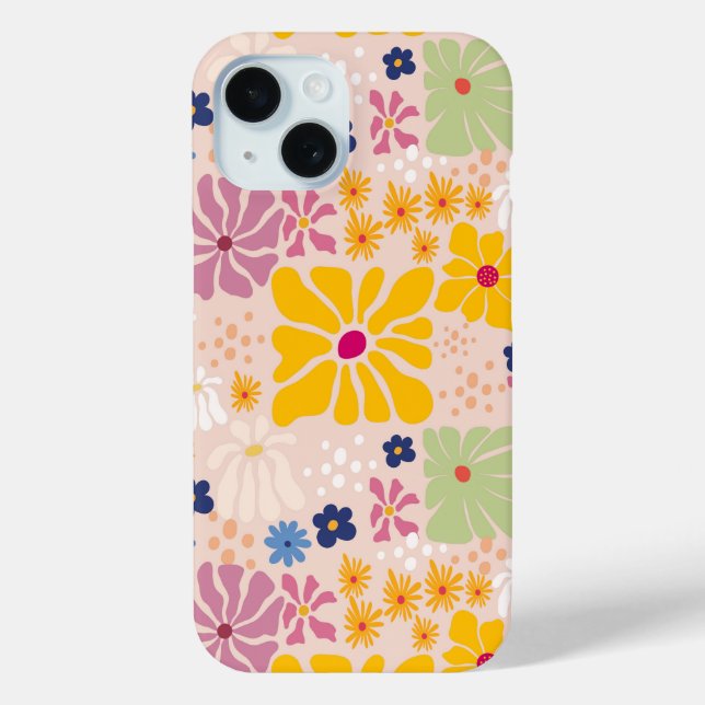 Henri Matisse Floral Inspired Seamless Pattern Case-Mate iPhone Hülle (Rückseite)