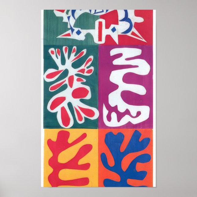 Henri Matisse - Panel mit Maske - 1947 Poster (Vorne)