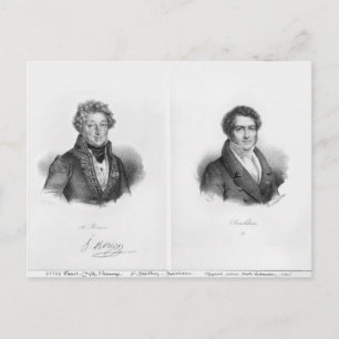 Henri Montan Berton und Francois Adrien Postkarte