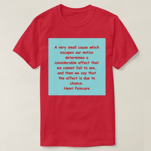 Henri Poincare 3 T-Shirt (Design vorne)