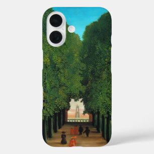 Henri Rousseau, Allee im Park in Saint-Cloud iPhone 16 Hülle