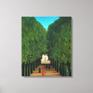 Henri Rousseau, Allee im Park in Saint-Cloud Leinwanddruck