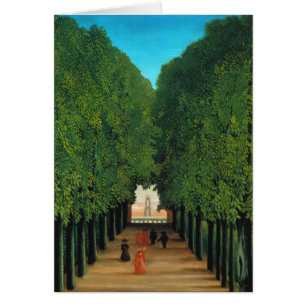 Henri Rousseau, Allee im Park von Saint-Cloud