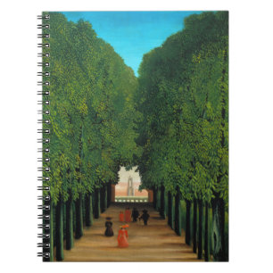 Henri Rousseau, Allee im Park von Saint-Cloud Notizblock