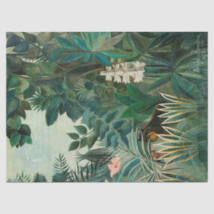 Henri Rousseau   Äquatorialer Dschungel (1909) Seidenpapier