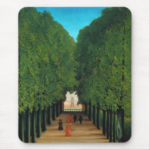 Henri Rousseau, Avenue im Park at Saint Cloud Mousepad
