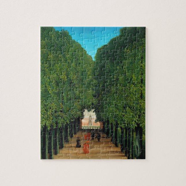 Henri Rousseau, Avenue im Park at Saint Cloud Puzzle (Vertikal)