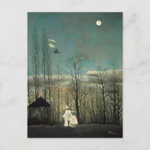 Henri Rousseau Carnival Abend Postkarte