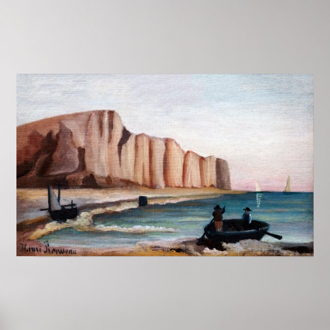 Henri Rousseau - Cliffs Poster (Vorne)
