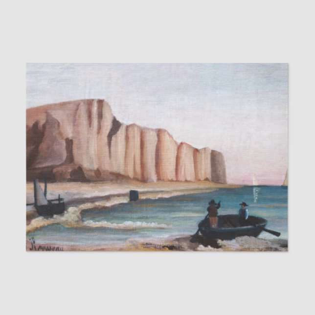 Henri Rousseau - Cliffs Seidenpapier (Vorderseite)