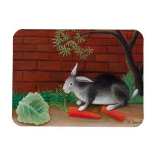 Henri Rousseau - Das Mahl des Kaninchens Magnet