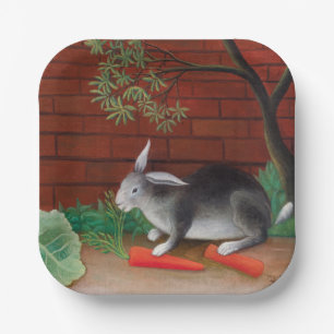 Henri Rousseau - Das Mahl des Kaninchens Pappteller