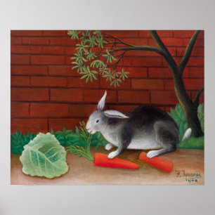 Henri Rousseau - Das Mahl des Kaninchens Poster