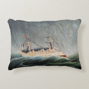 Henri Rousseau - Das Schiff im Sturm Dekokissen