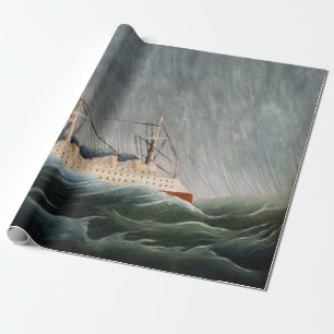 Henri Rousseau - Das Schiff im Sturm Geschenkpapier