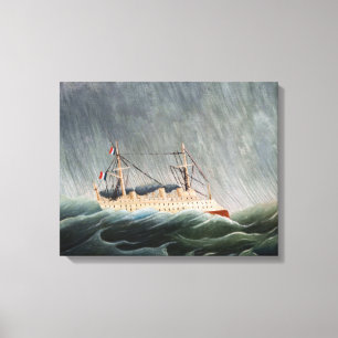 Henri Rousseau - Das Schiff im Sturm Leinwanddruck