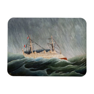 Henri Rousseau - Das Schiff im Sturm Magnet