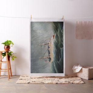 Henri Rousseau - Das Schiff im Sturm Stoff