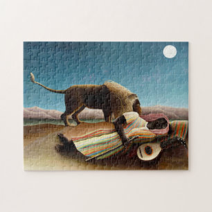 Henri Rousseau Das schlafende Sinti und Roma-Puzzl Puzzle