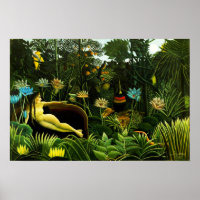 Henri Rousseau Das Traumposter