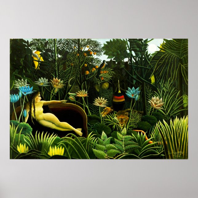 Henri Rousseau Das Traumposter Poster (Vorne)