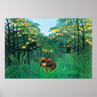 Henri Rousseau Das Tropenposter