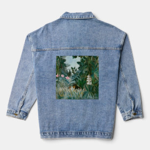Henri Rousseau - Der Äquatorialdschungel Jeansjacke