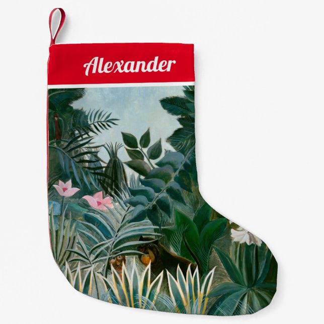 Henri Rousseau - Der Äquatorialdschungel Kleiner Weihnachtsstrumpf (Vorderseite)