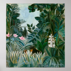 Henri Rousseau - Der Äquatorialdschungel Poster