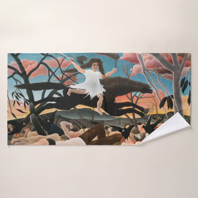 Henri Rousseau - Der Krieg Badhandtuch Set (Badehandtuch)