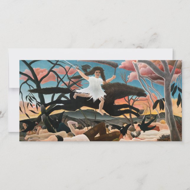 Henri Rousseau - Der Krieg Dankeskarte (Vorderseite)