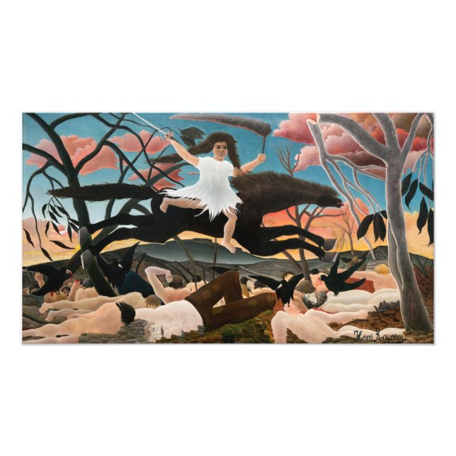 Henri Rousseau - Der Krieg Fotodruck (Vorne)