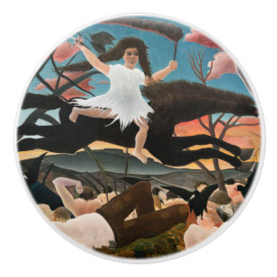 Henri Rousseau - Der Krieg Keramikknauf