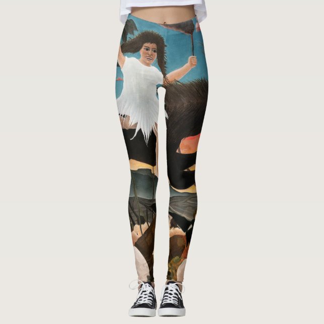 Henri Rousseau - Der Krieg Leggings (Vorderseite)