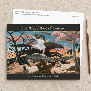 Henri Rousseau - Der Krieg Postkarte